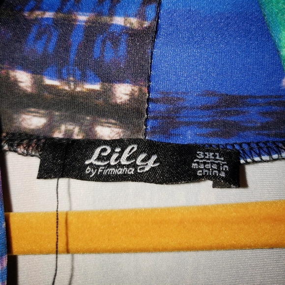 Lily Colorful Tunic 3X - Picture 3 of 5